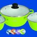 Set de oale ceramice cu capac Bohmann 6 piese